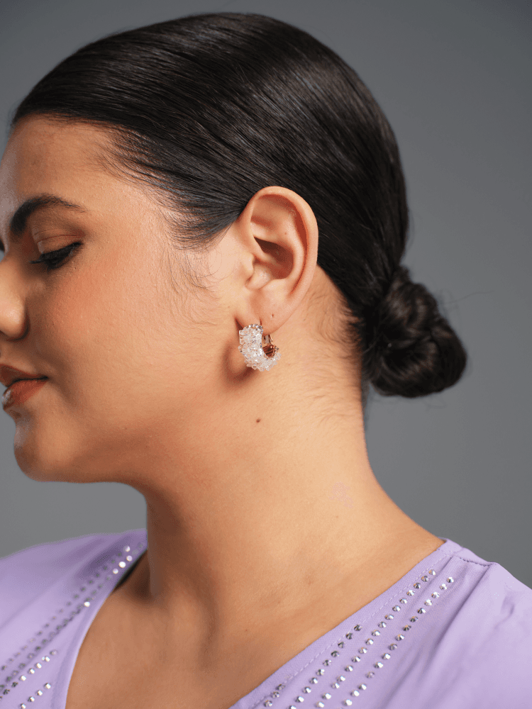 Curveins Dazzling Crystal Drop Earrings