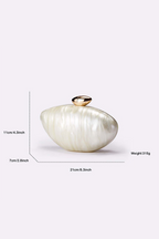 Curveins Trendy Bullet-Shaped Sleek Metallic Finish and Compact Design Evening Bag