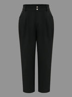 Double Buckle Straight Leg Pants