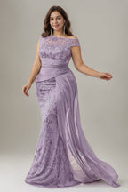 Curveins Plus Size One Shoulder Sleeveless Embroidered Sequin Patchwork Bodycon Maxi Dress