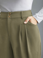 Double Buckle Straight Leg Pants