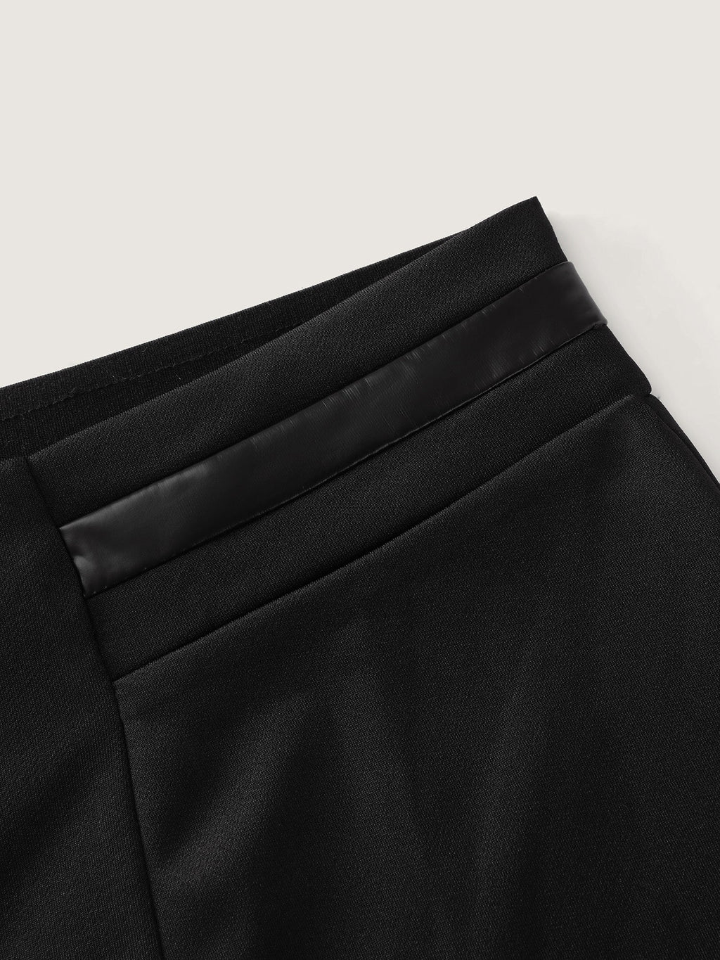 Stretchy Patchwork Skinny-Fit Pants
