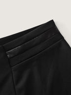 Stretchy Patchwork Skinny-Fit Pants