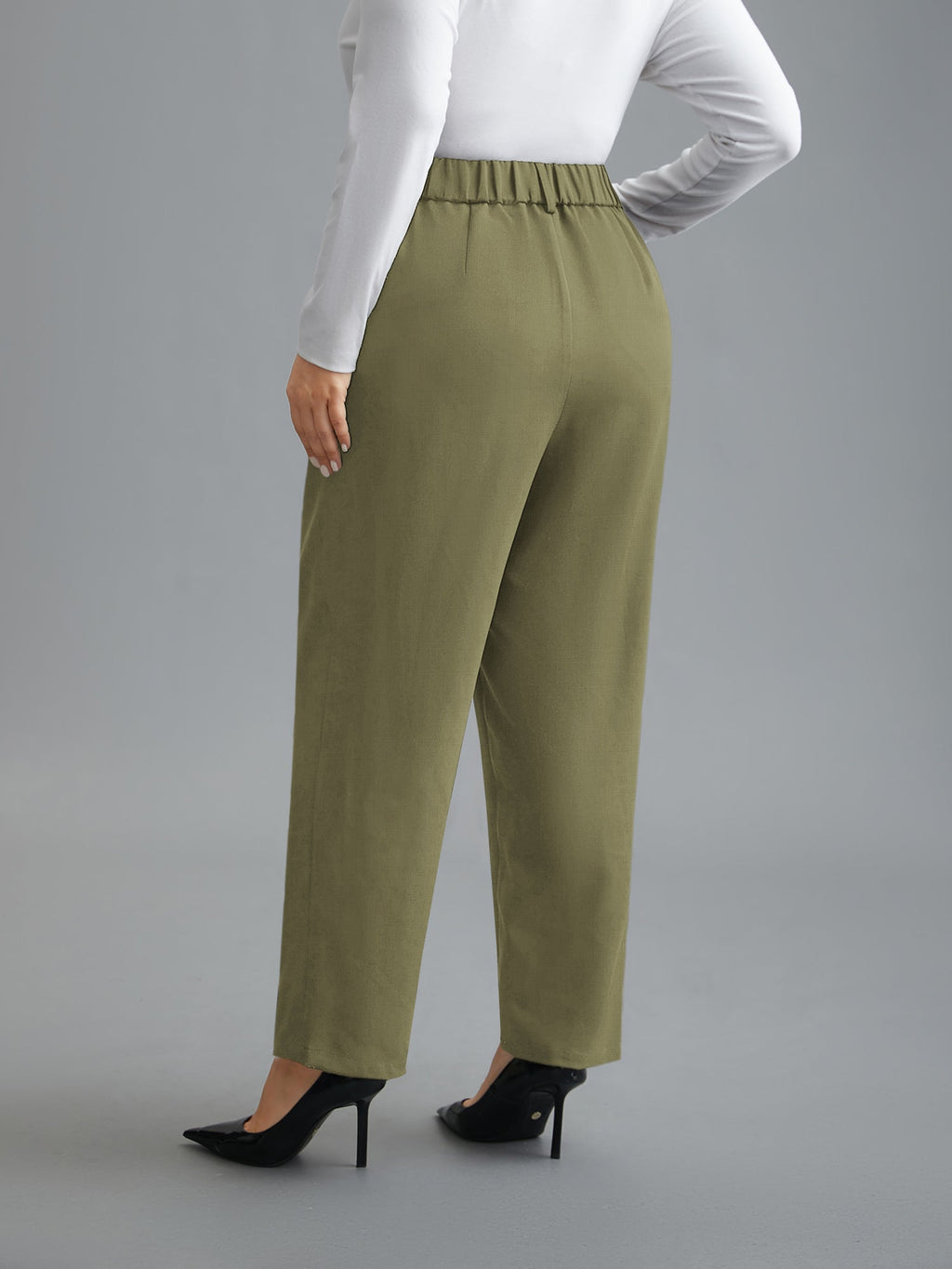 Double Buckle Straight Leg Pants