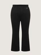 Pull-On Solid Bootcut Pants