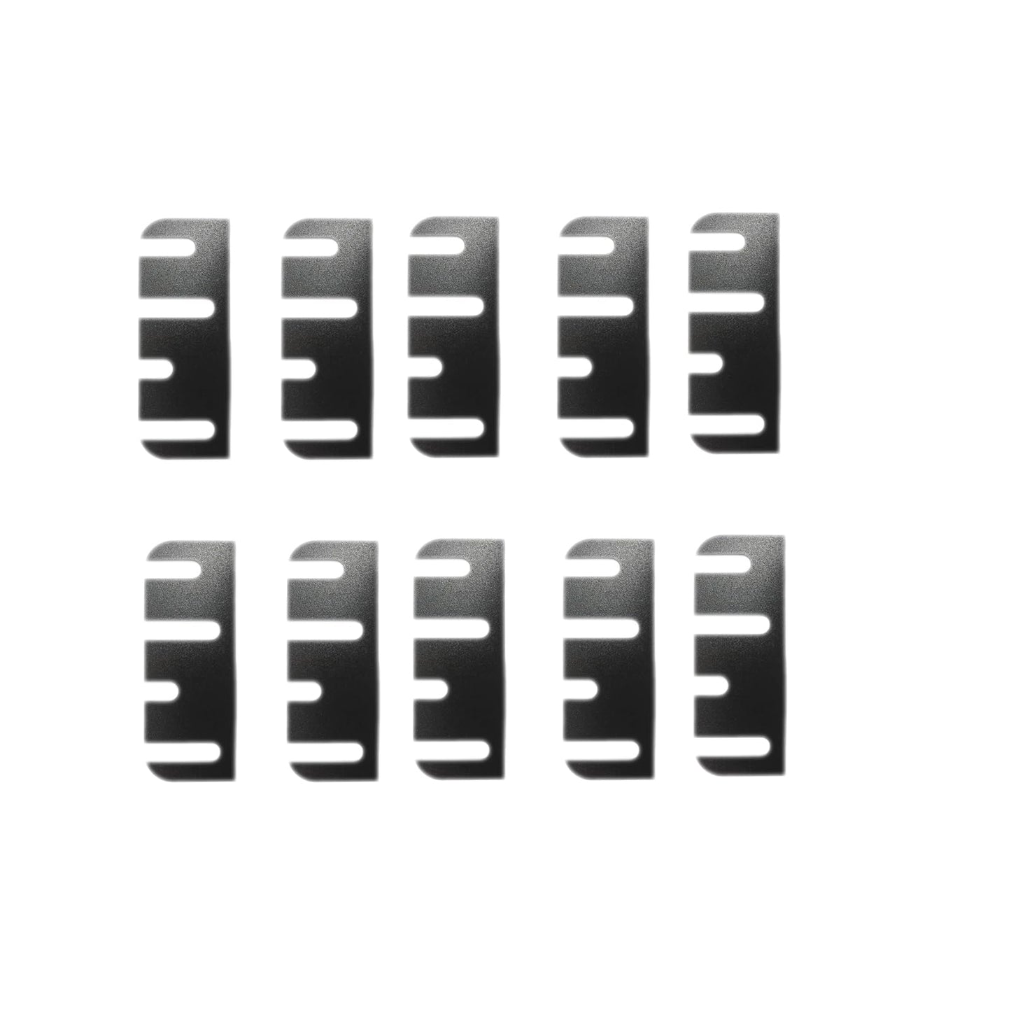 10pcs Door Hinge Shims 4 Inch - Easy Gap Filler for Interior Door Alignment, Fix Air Leaks & Misaligned Doors, Trimmable Hinge Shim Spacers, 0.030 Inch Thick (4 Hole Irregular)