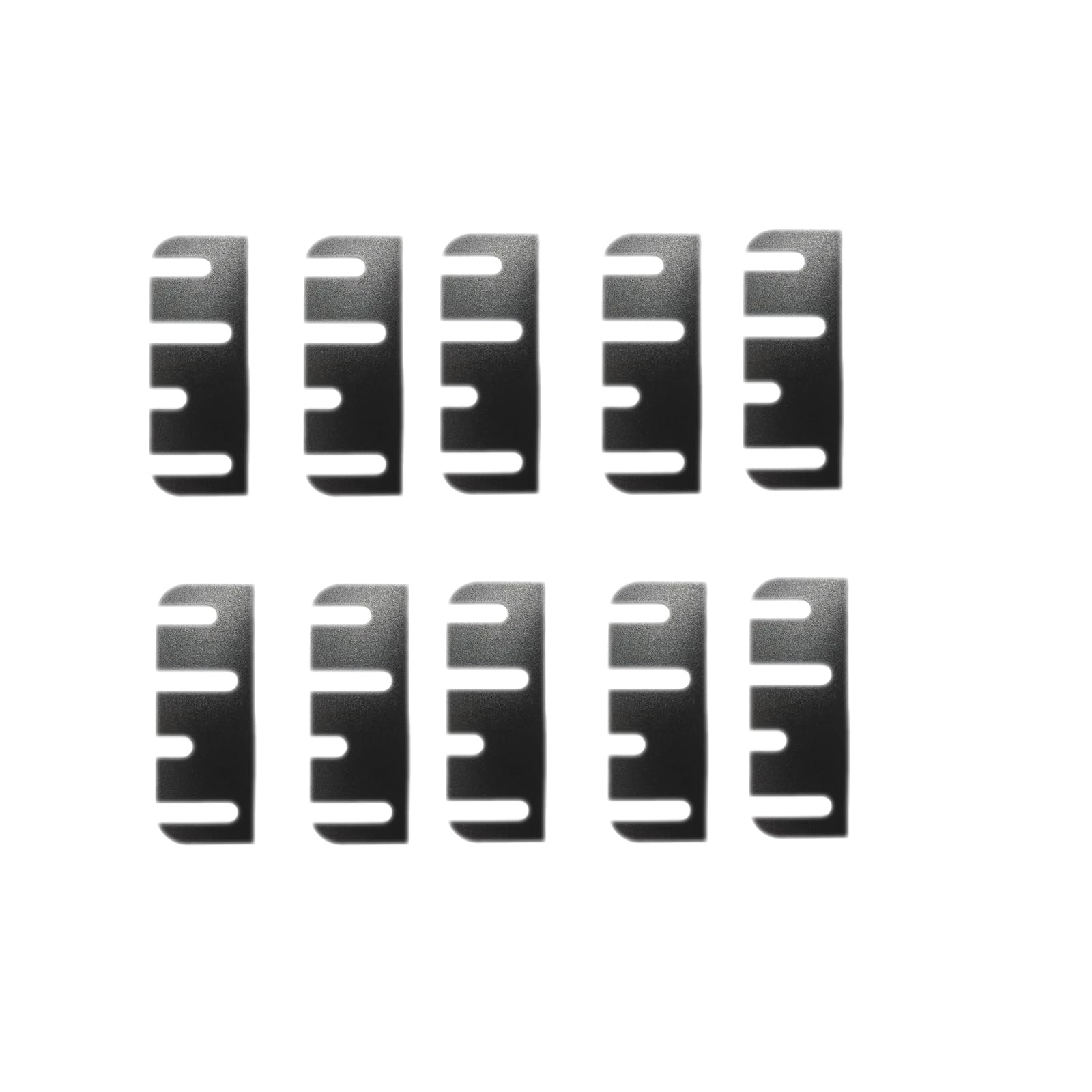 10pcs Door Hinge Shims 4 Inch - Easy Gap Filler for Interior Door Alignment, Fix Air Leaks & Misaligned Doors, Trimmable Hinge Shim Spacers, 0.030 Inch Thick (4 Hole Irregular)