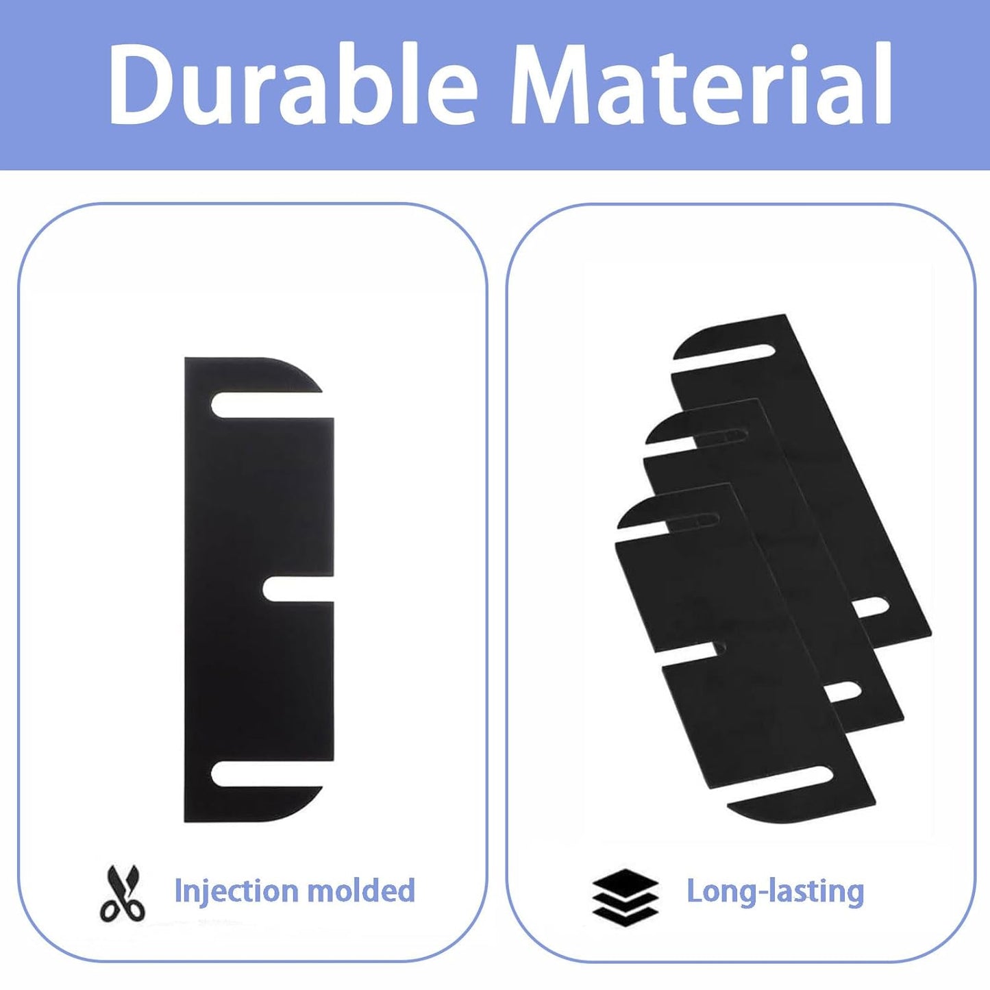 12PCS Door Hinge Shims, 3.5-Inch Hinge Spacer for Internal Department Alignment, Repairing Air Leaks, Door Jamming Or Misalignment Door Hinge Shims Repair (0.05 Inch Thick PC Material)