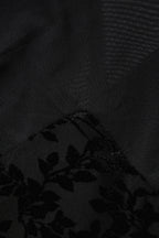 Curveins Plus Size Flattering V-Neck Cape Style Sleeveless Velvet Maxi Dress