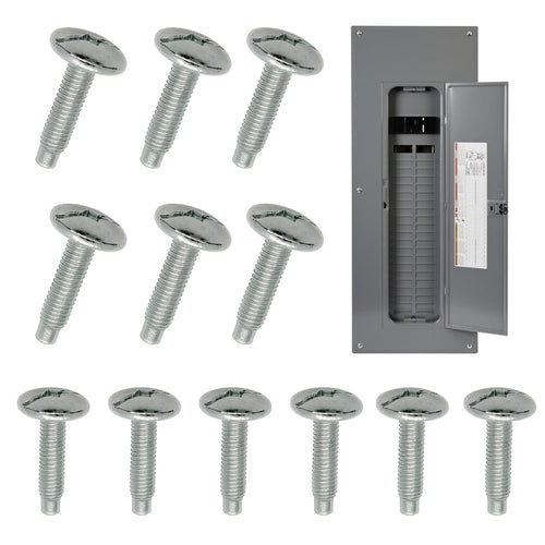 12Pcs Load Center Cover Screws Electrical Panel Screws Replacement for Square D Panel, Compatible with Square D S106 and Siemens ECTS2, QO & Homeline Panels, Murray Load Centers,Zinc Panel Screw