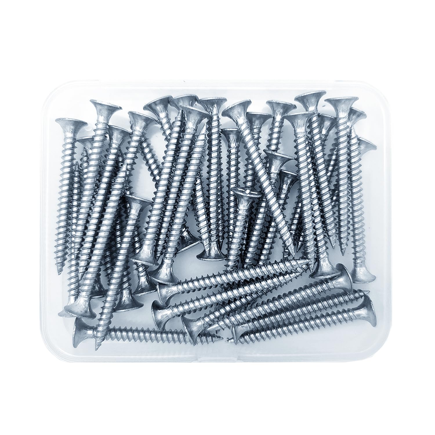 5 Sizes 202pcs Galvanized Wood Screws Assortment Kit,Wood Screws for Drywall,Phillips Drive Self Tapping Dry Wall Screws