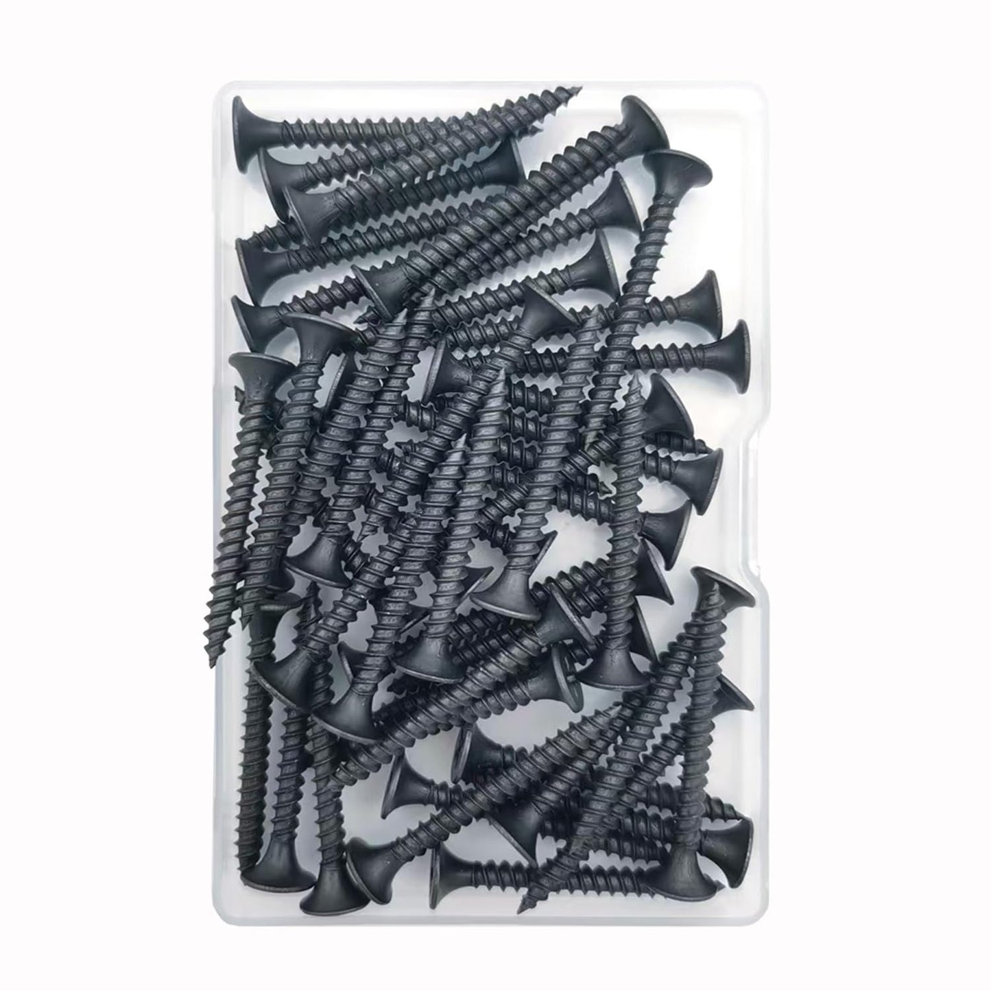 5 Sizes 220pcs Black Wood Screws Assortment Kit,Wood Screws for Drywall,Phillips Drive Self Tapping Dry Wall Screws