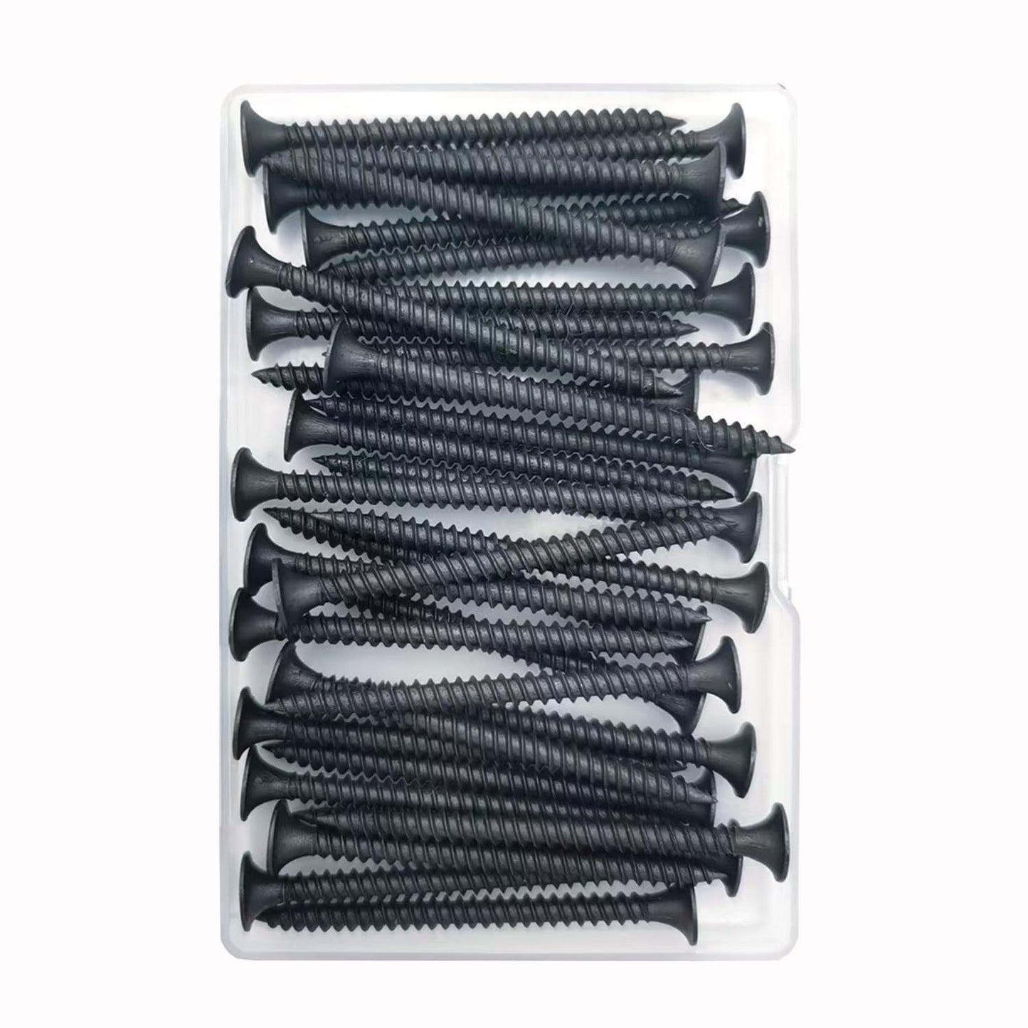 5 Sizes 220pcs Black Wood Screws Assortment Kit,Wood Screws for Drywall,Phillips Drive Self Tapping Dry Wall Screws