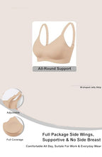 Curveins Soft Jelly Full Cup No Underwire Seamless Support T-Shirt Bra