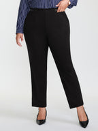 Stretchy Patchwork Skinny-Fit Pants