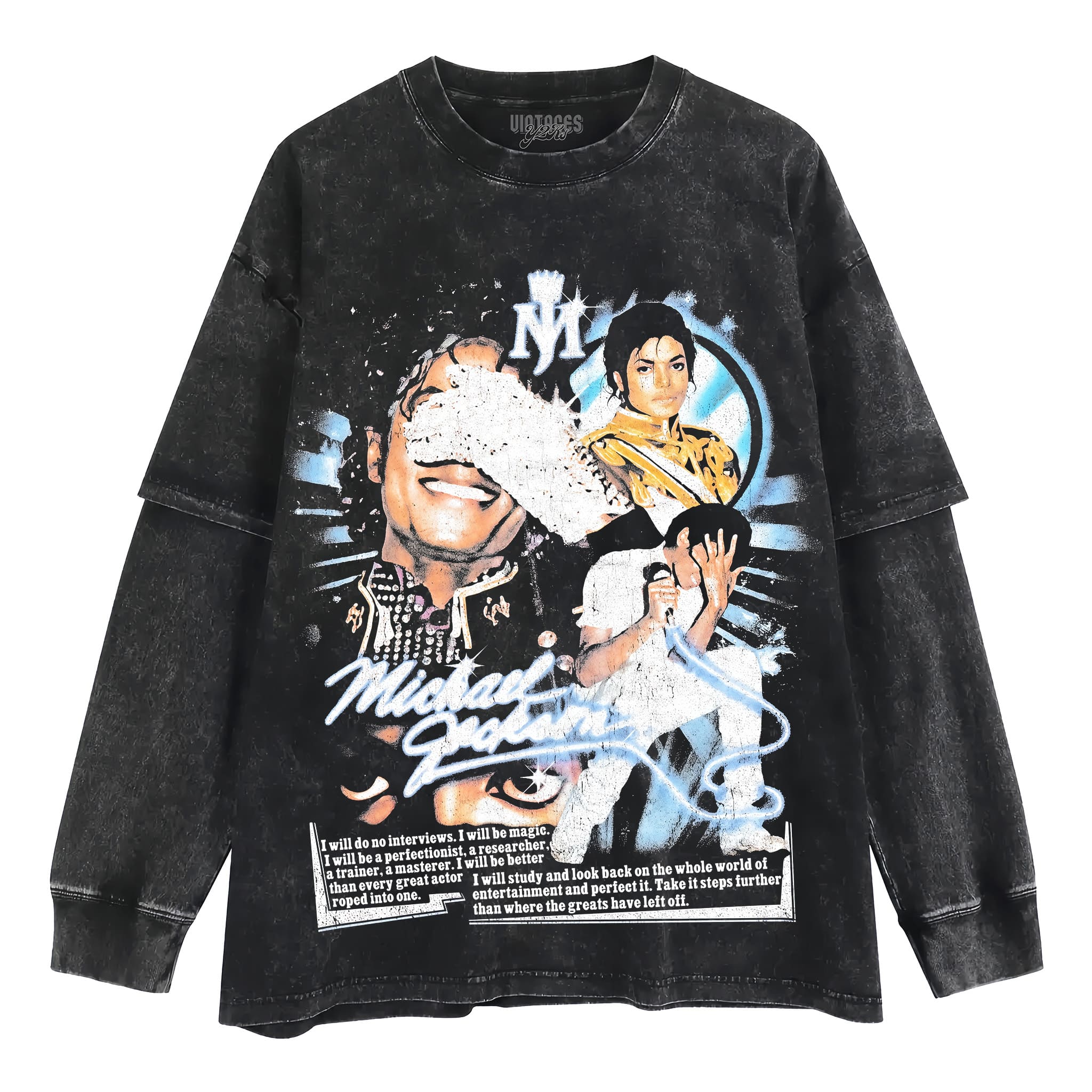 MICHAEL JACKSON VINTAGE VI TANK TOP & TEE & LONG SLEEVE & LAYERED LS & HOODIE