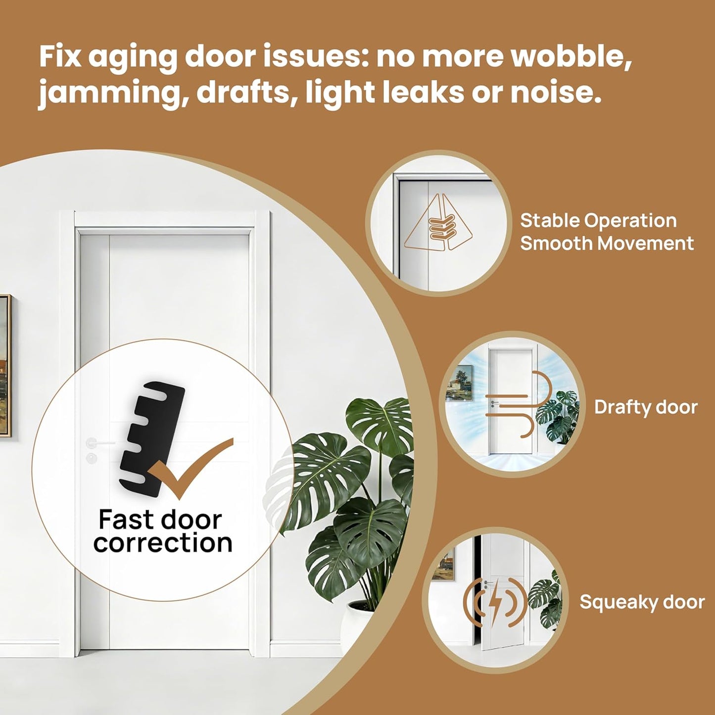 12pcs Door Hinge Shims 3.5 inch,Black Hinge Spacers,Thickness Adjustable Spacer for Doors, Adjusting The Spacing to Align,Can Be Trimmed (12, L3.5in/T0.03in)