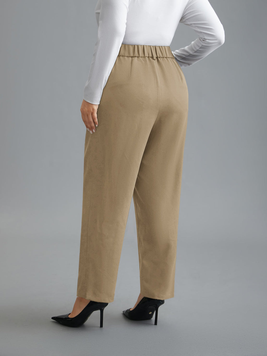 Double Buckle Straight Leg Pants