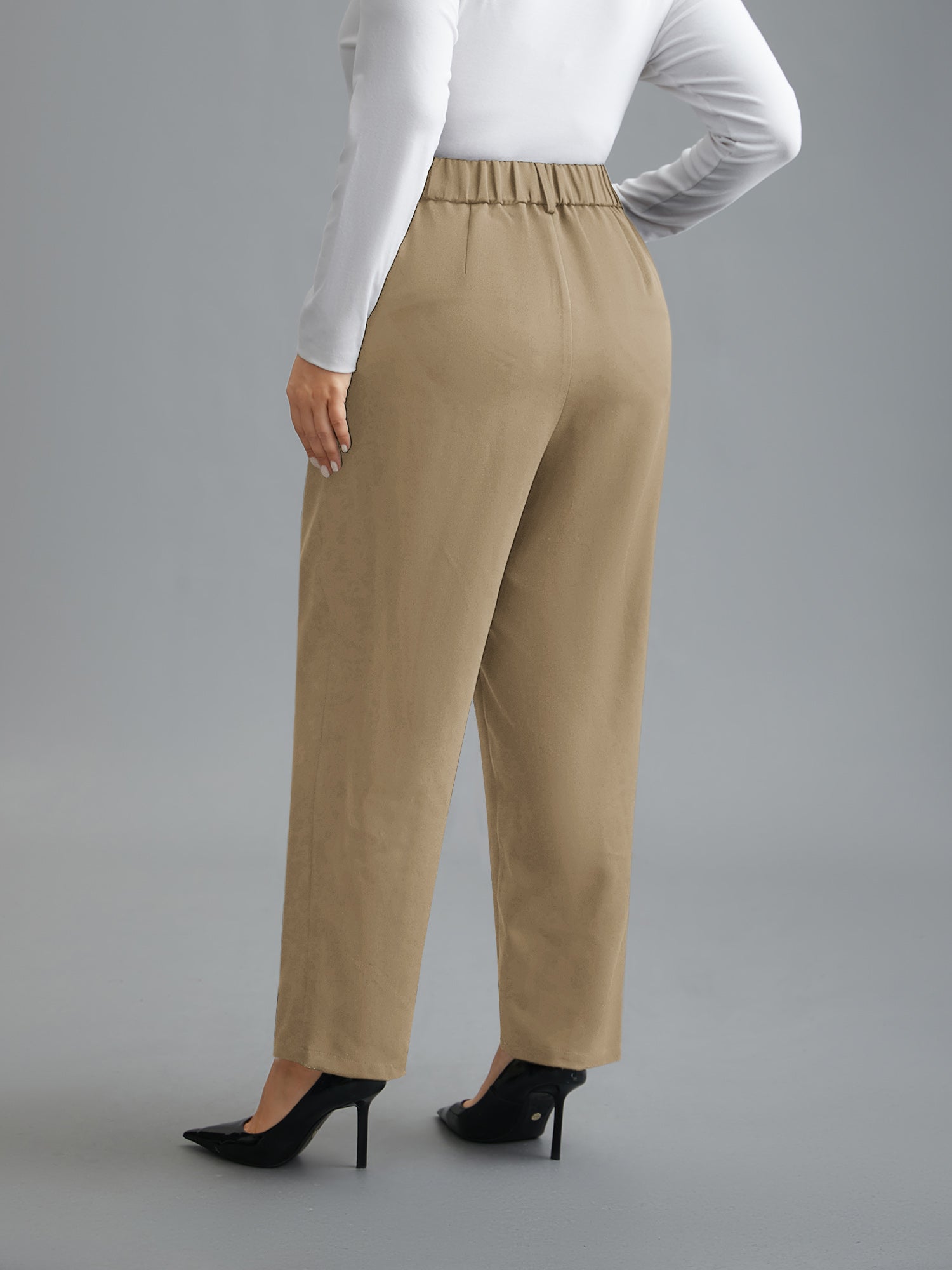Double Buckle Straight Leg Pants