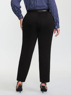 Stretchy Patchwork Skinny-Fit Pants