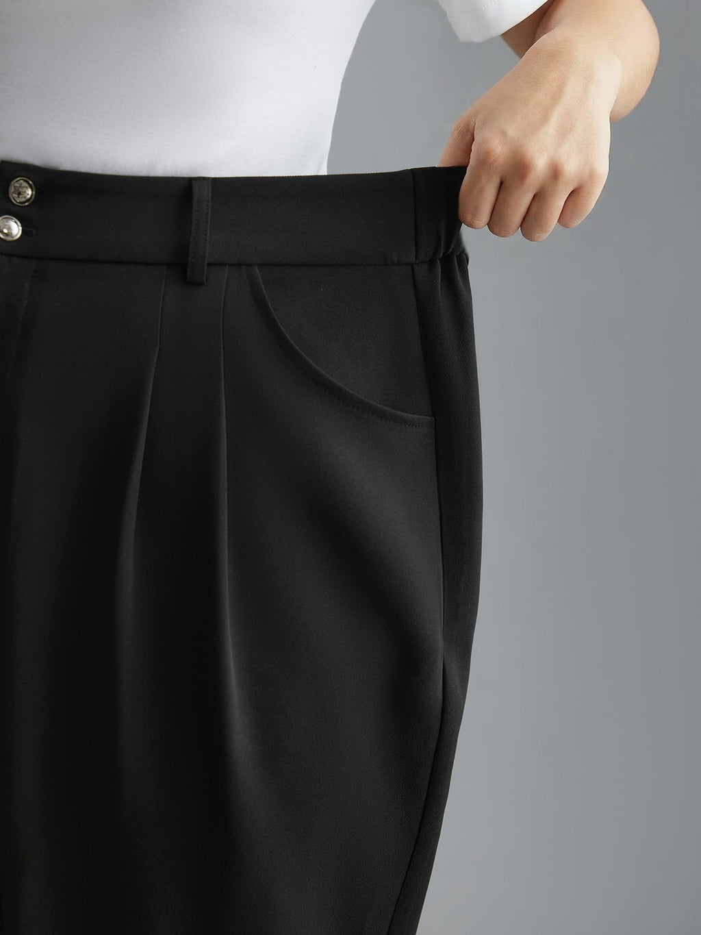 Double Buckle Straight Leg Pants
