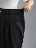 Double Buckle Straight Leg Pants