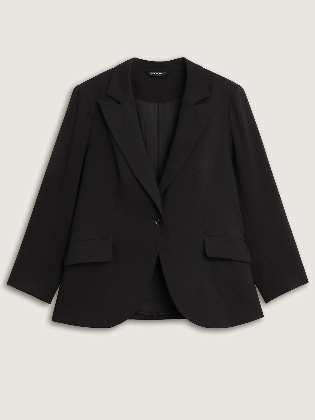 Stretch Woven Pocket Slim-Fit Blazer