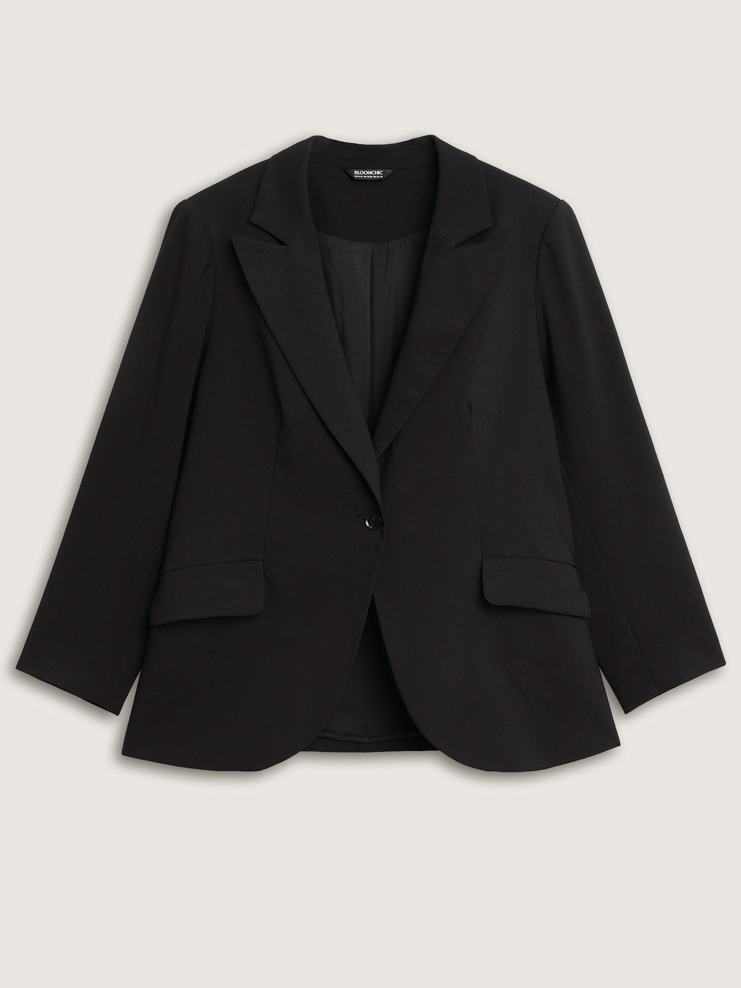 Stretch Woven Pocket Slim-Fit Blazer