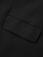 Stretch Woven Pocket Slim-Fit Blazer