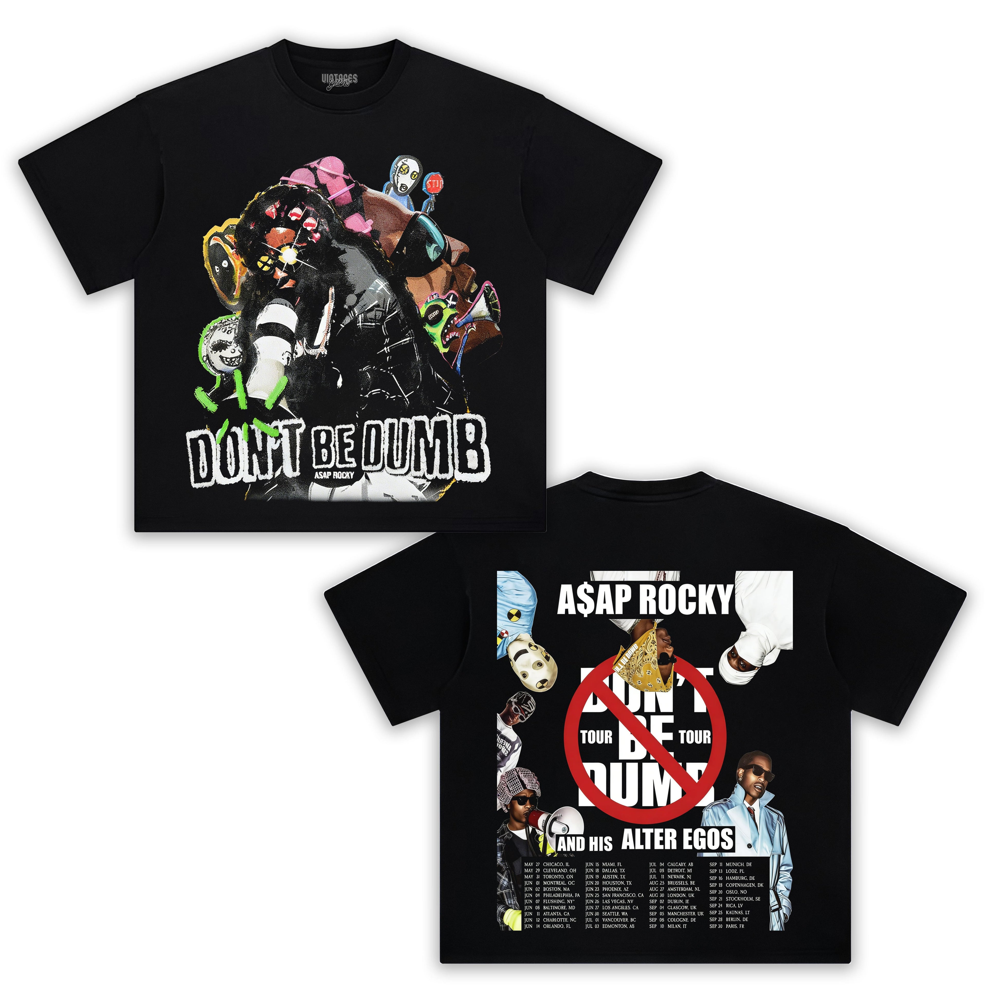 ASAP ROCKY'S - DON'T BE DUMB - WORLD TOUR TEE