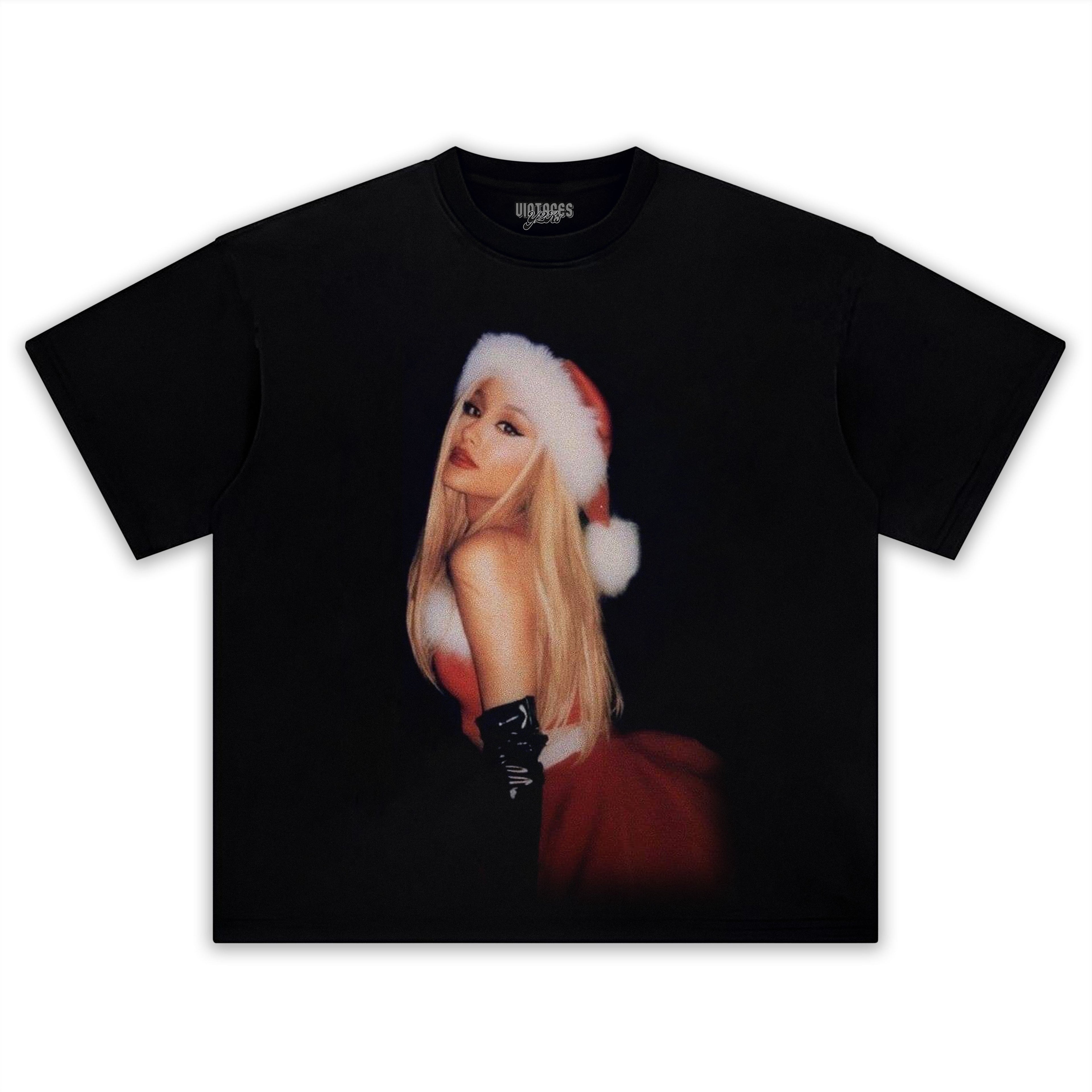 ARIANA GRANDE CHRISTMAS STYLES TANK TOP & TEE & LONG SLEEVE & LAYERED LS & HOODIE