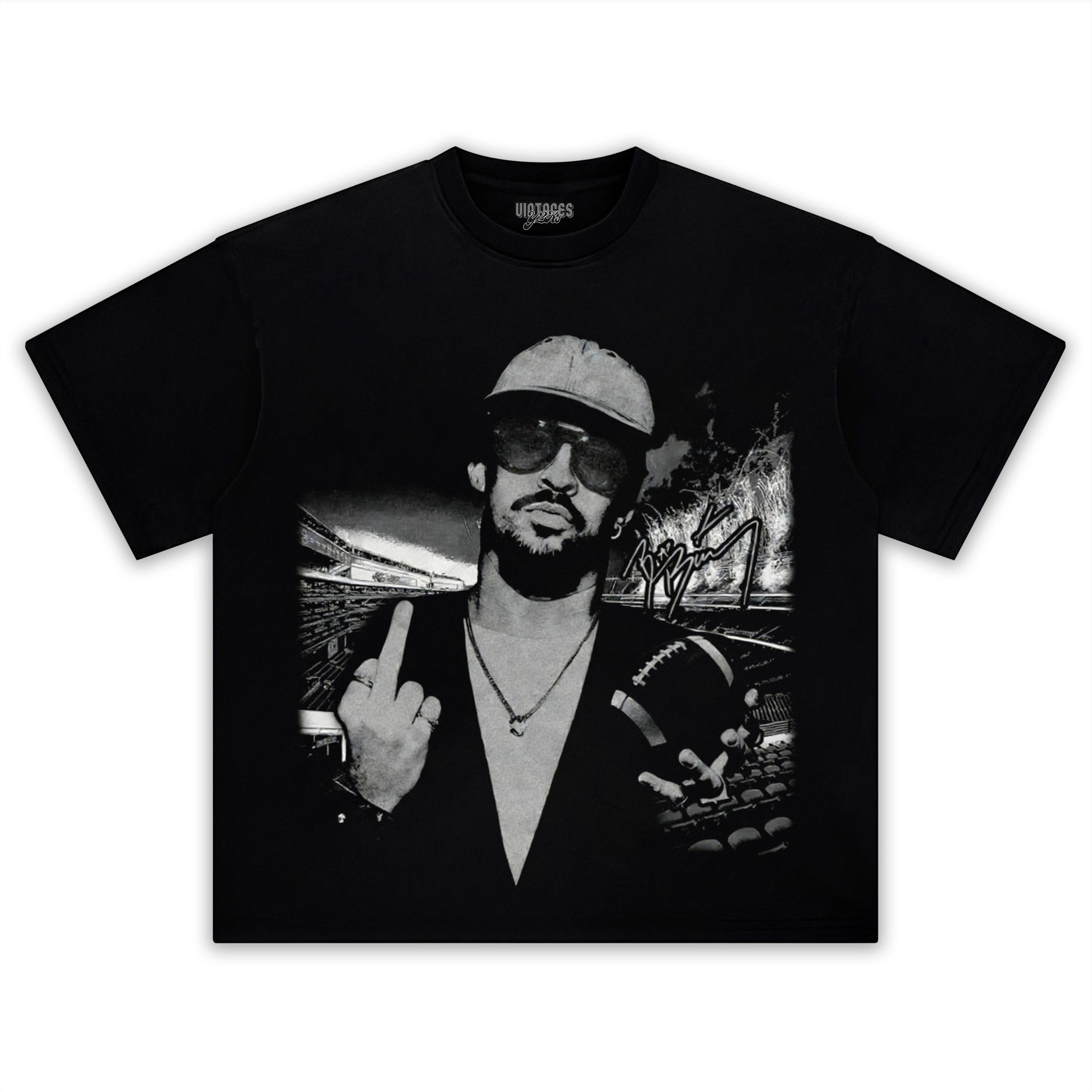 BAD BUNNY - MIDDLE-FINGER V2 TEE & LS & HOODIE