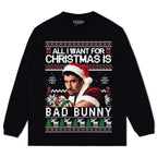 BAD BUNNY CHRISTMAS STYLES TEE & LS & HOODIE