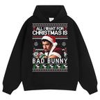 BAD BUNNY CHRISTMAS STYLES TEE & LS & HOODIE