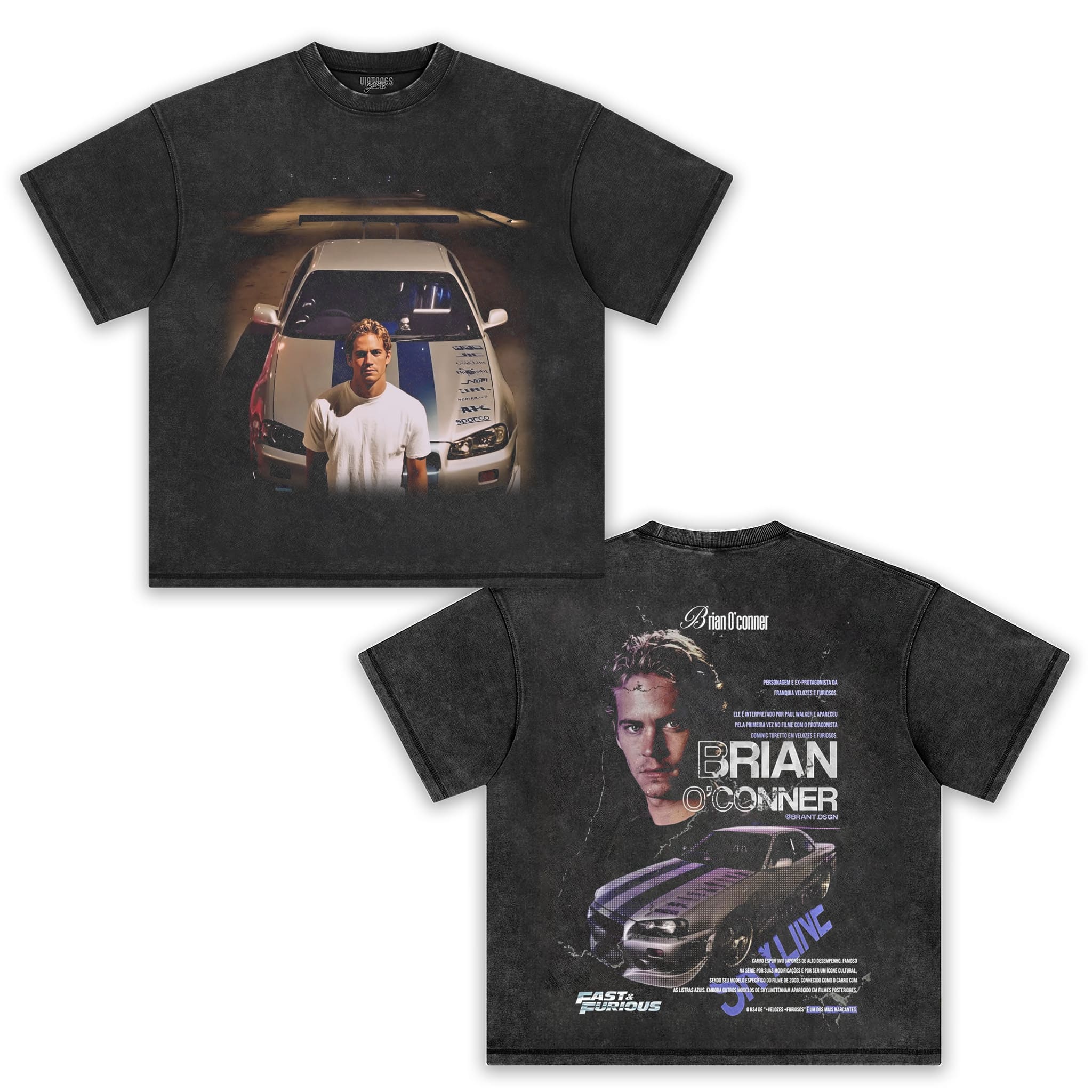 BRIAN O'CONNER V2 TANK TOP & TEE
