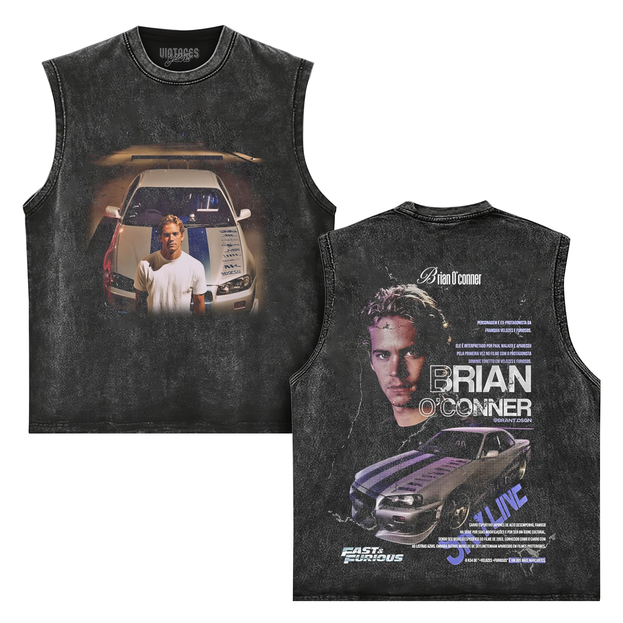 BRIAN O'CONNER V2 TANK TOP & TEE