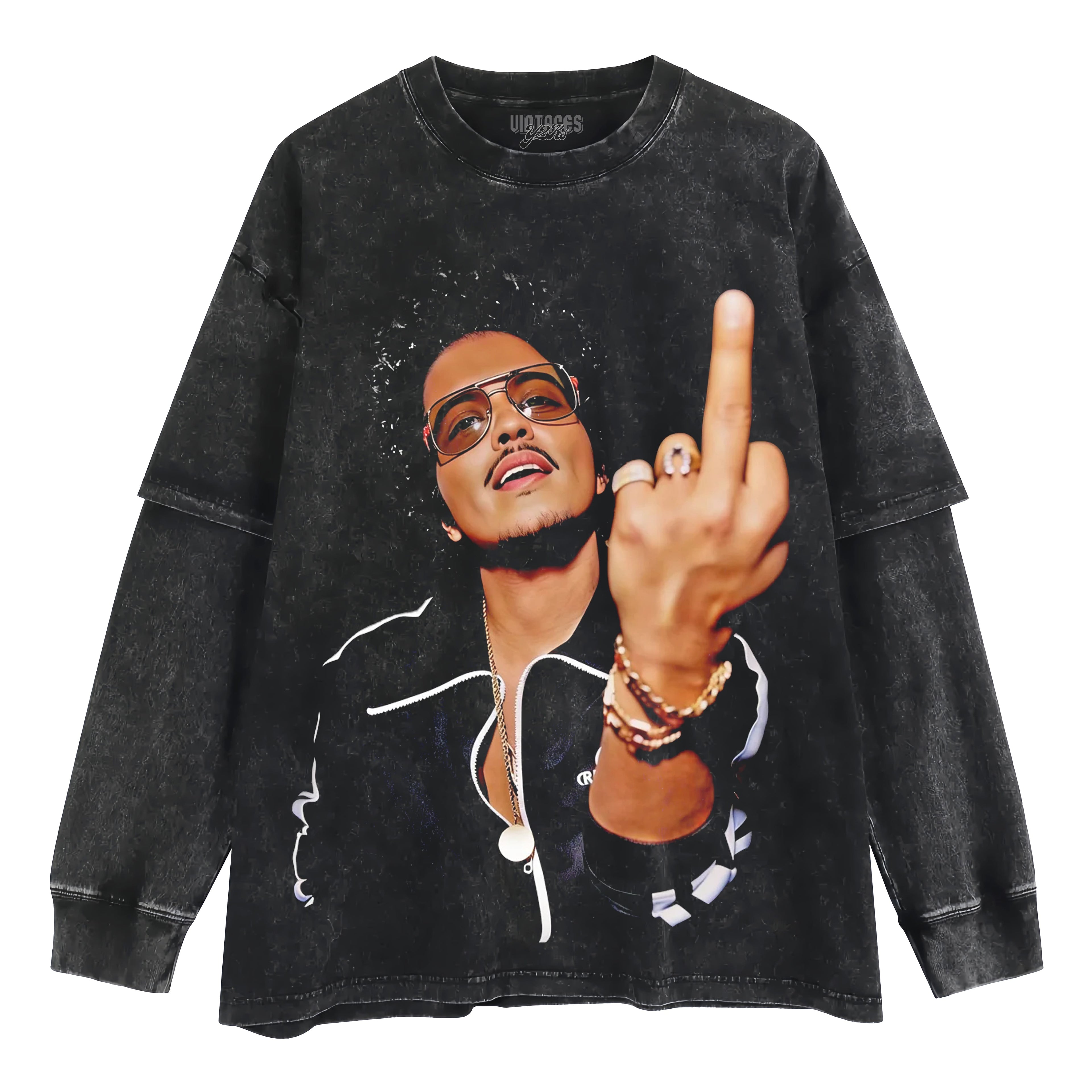 BRUNO MARS 2026 LAYERED LONG SLEEVE