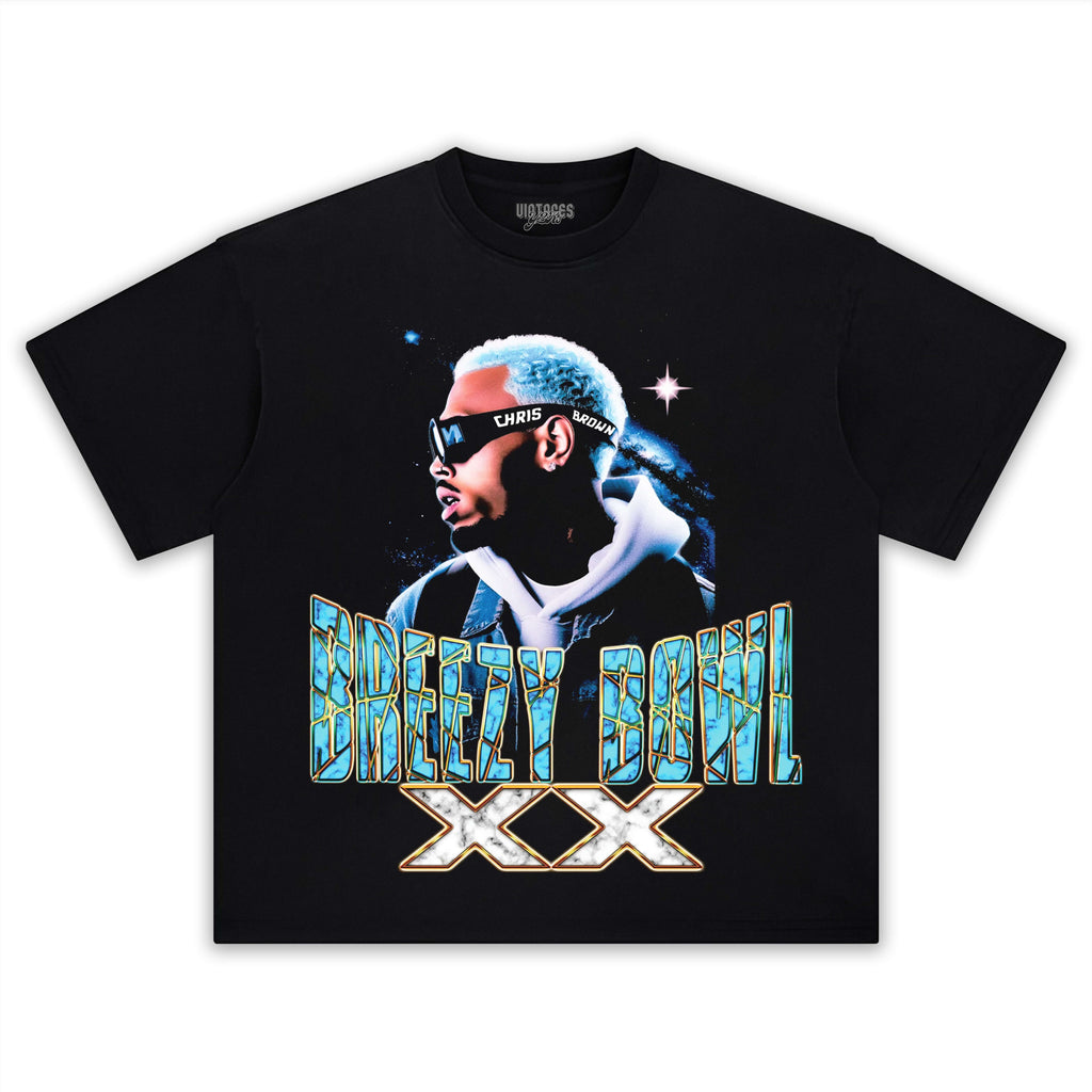 CHRIS BROWN BREEZY BOWL XX FUTURISM TEE