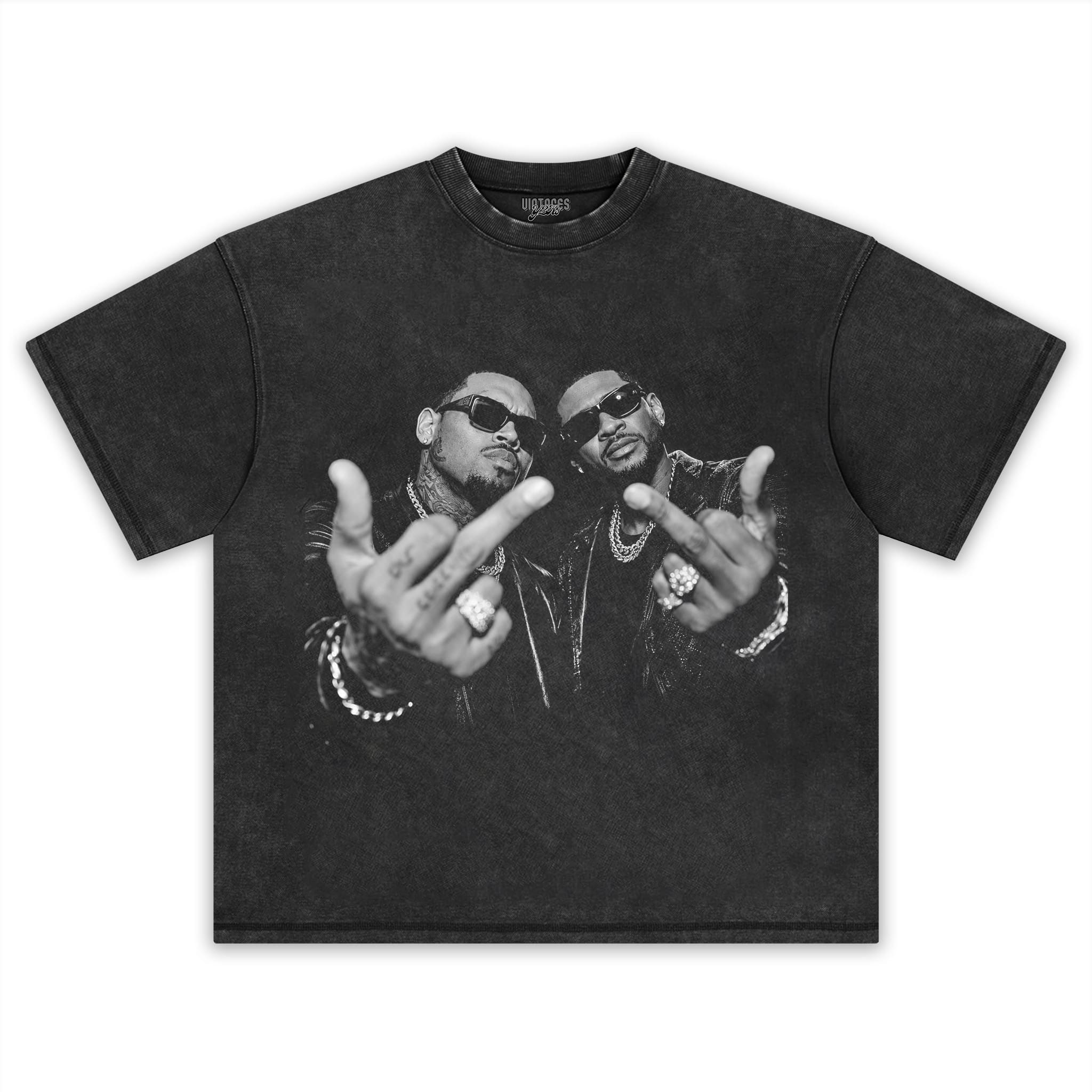 CHRIS BROWN & USHER TANK TOP & TEE & LONG SLEEVE & LAYERED LS & HOODIE