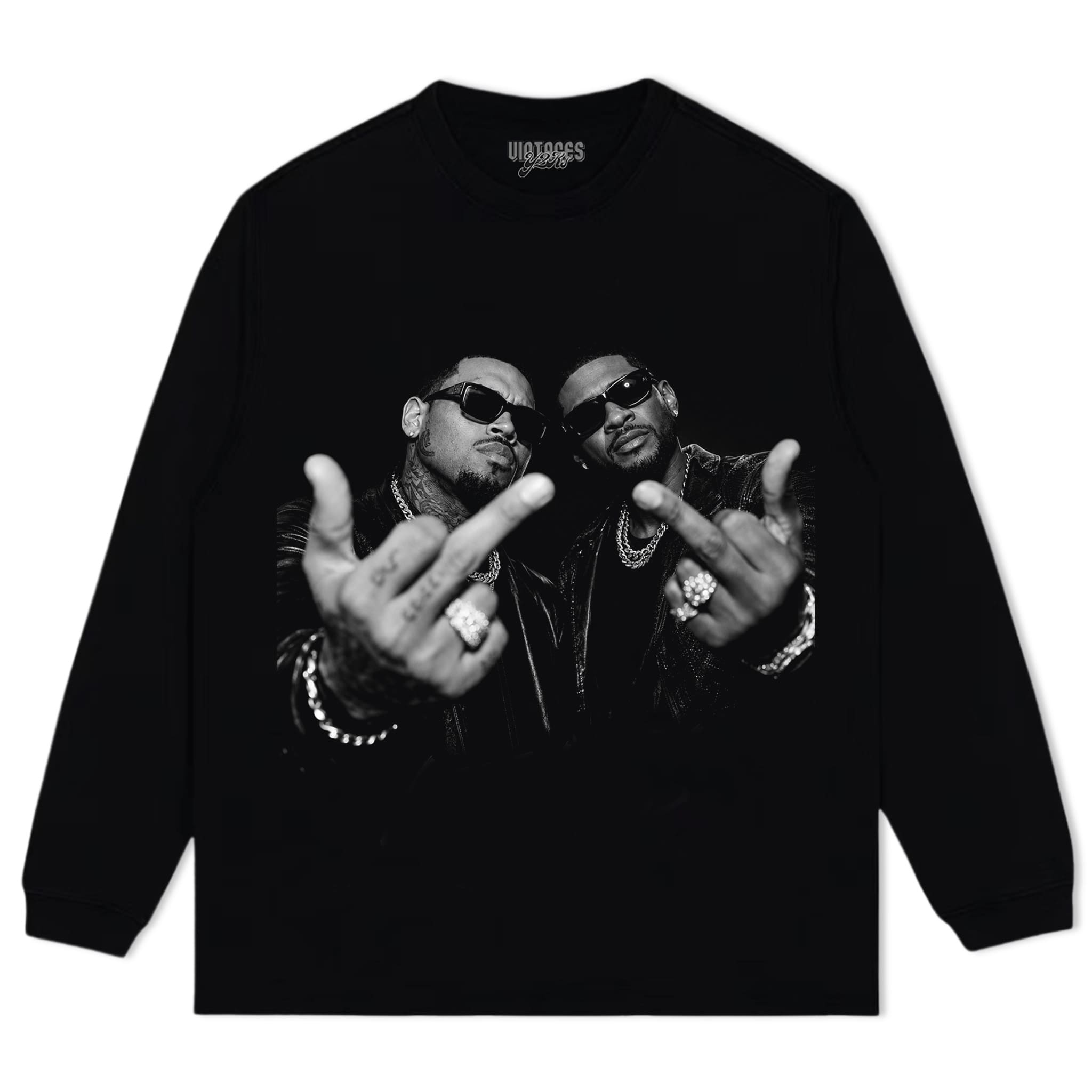 CHRIS BROWN & USHER TANK TOP & TEE & LONG SLEEVE & LAYERED LS & HOODIE