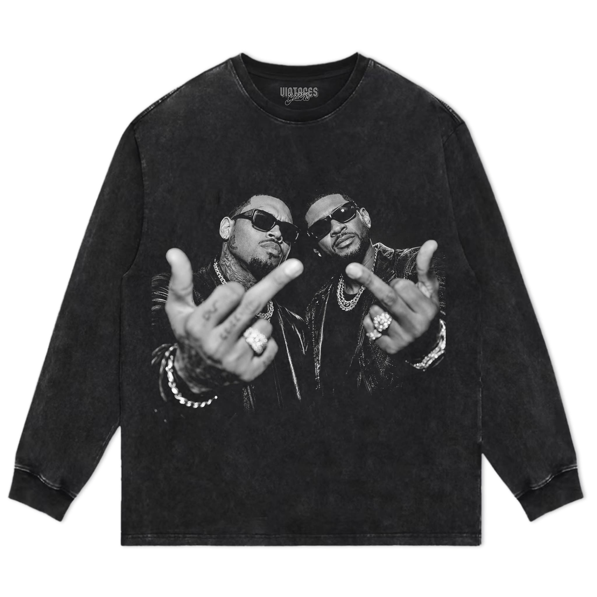 CHRIS BROWN & USHER TANK TOP & TEE & LONG SLEEVE & LAYERED LS & HOODIE