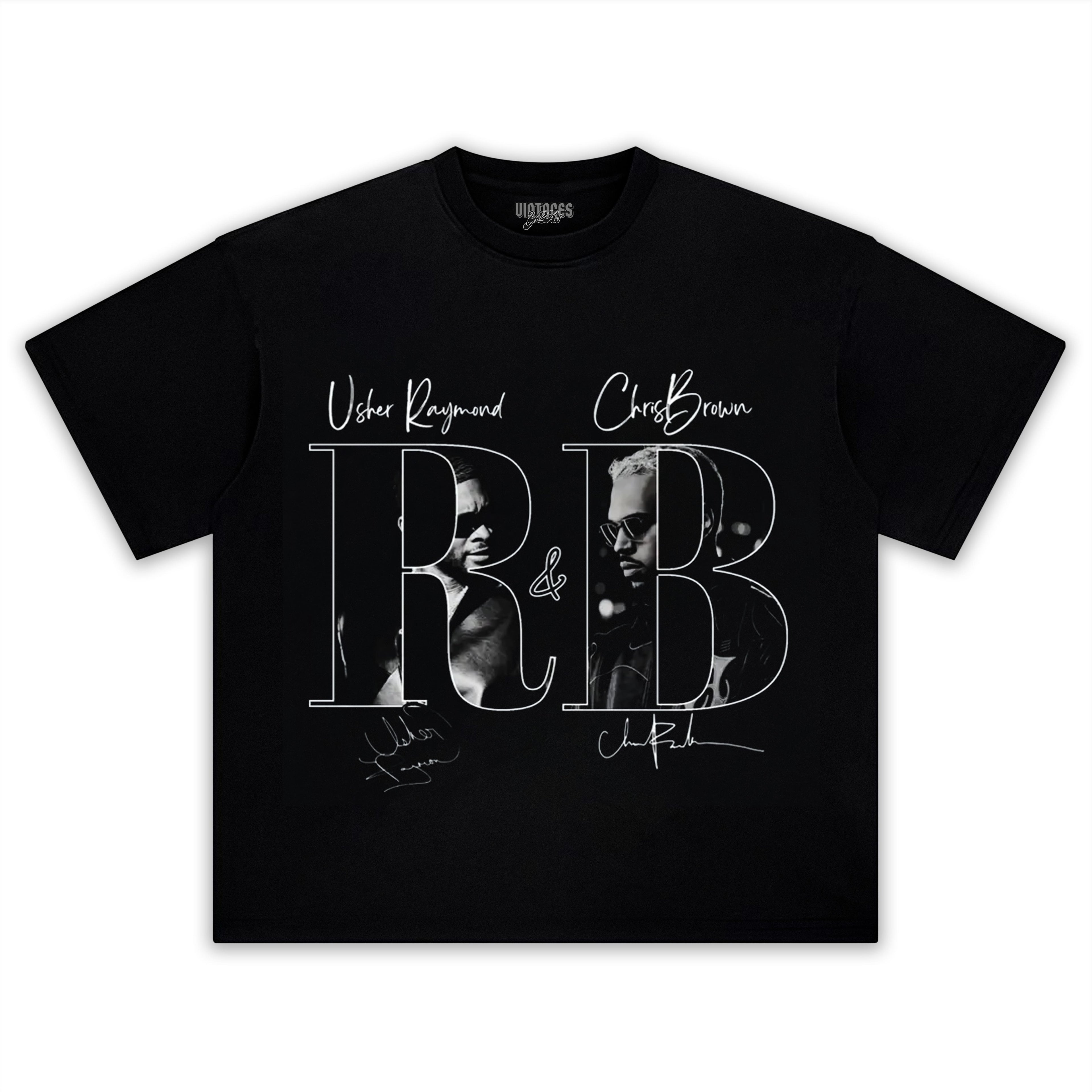 CHRIS BROWN & USHER THE R&B TOUR V4 TANK TOP & TEE & LONG SLEEVE & LAYERED LS & HOODIE