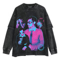 HARRY STYLES - KISS PLAYERA LAYERED LONG SLEEVE