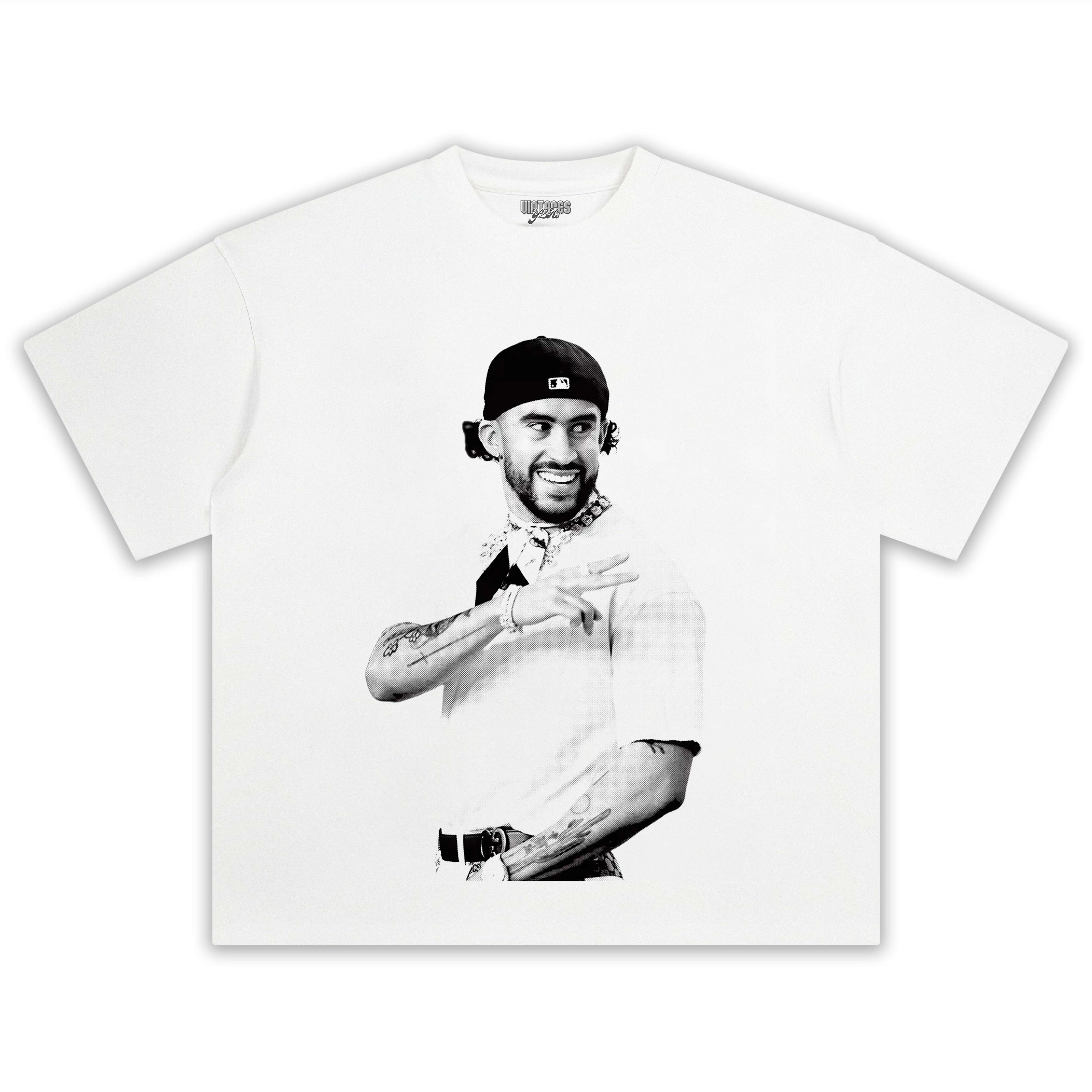 BAD BUNNY WHITE TEE