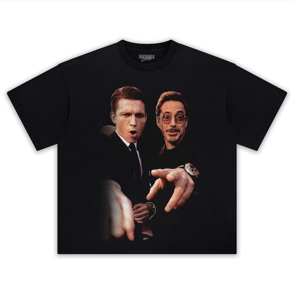 IRON MAN & SPIDER MAN TEE