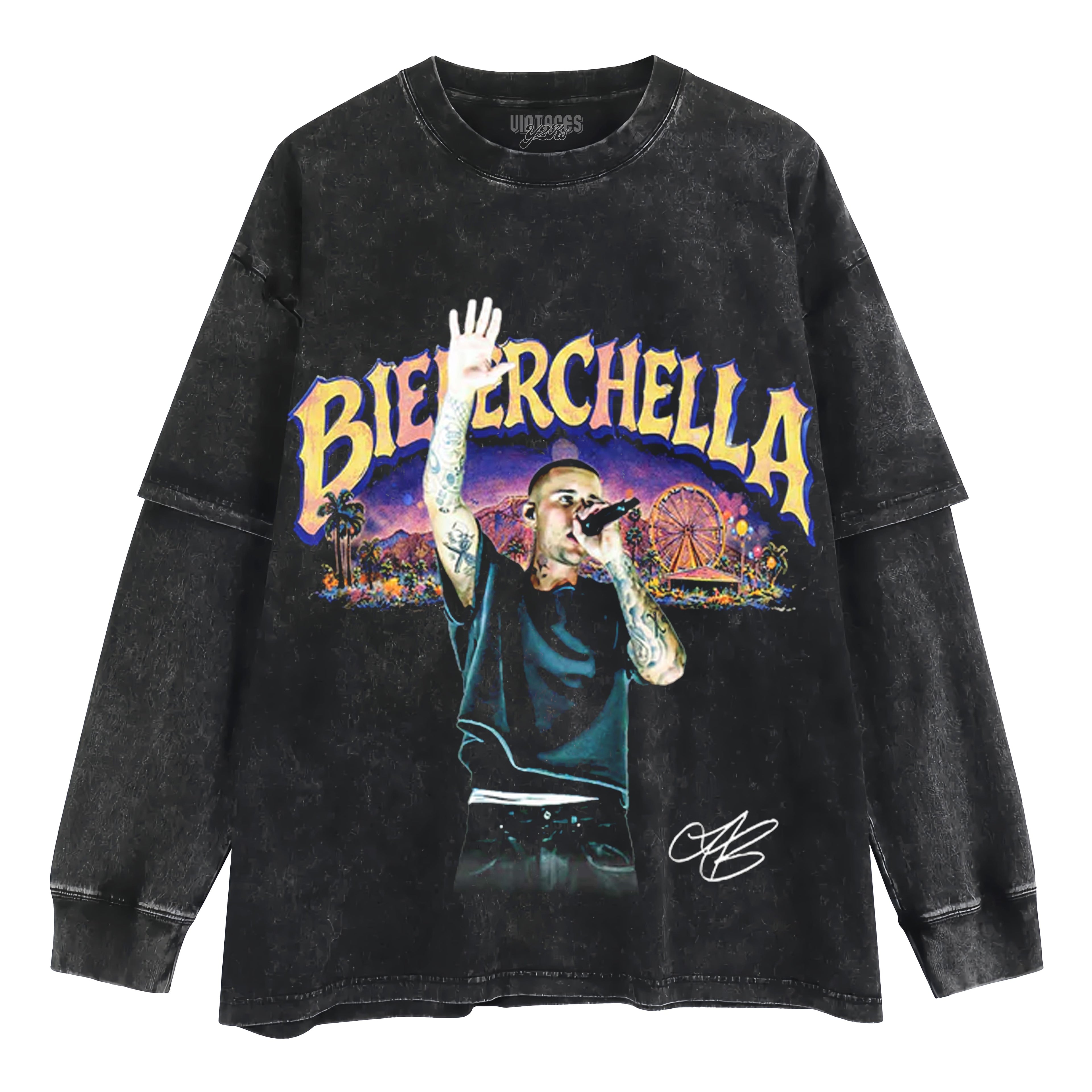 JUSTIN BIEBER - BIEBERCHELLA TEE TANK TOP & TEE & LONG SLEEVE & LAYERED LS & HOODIE