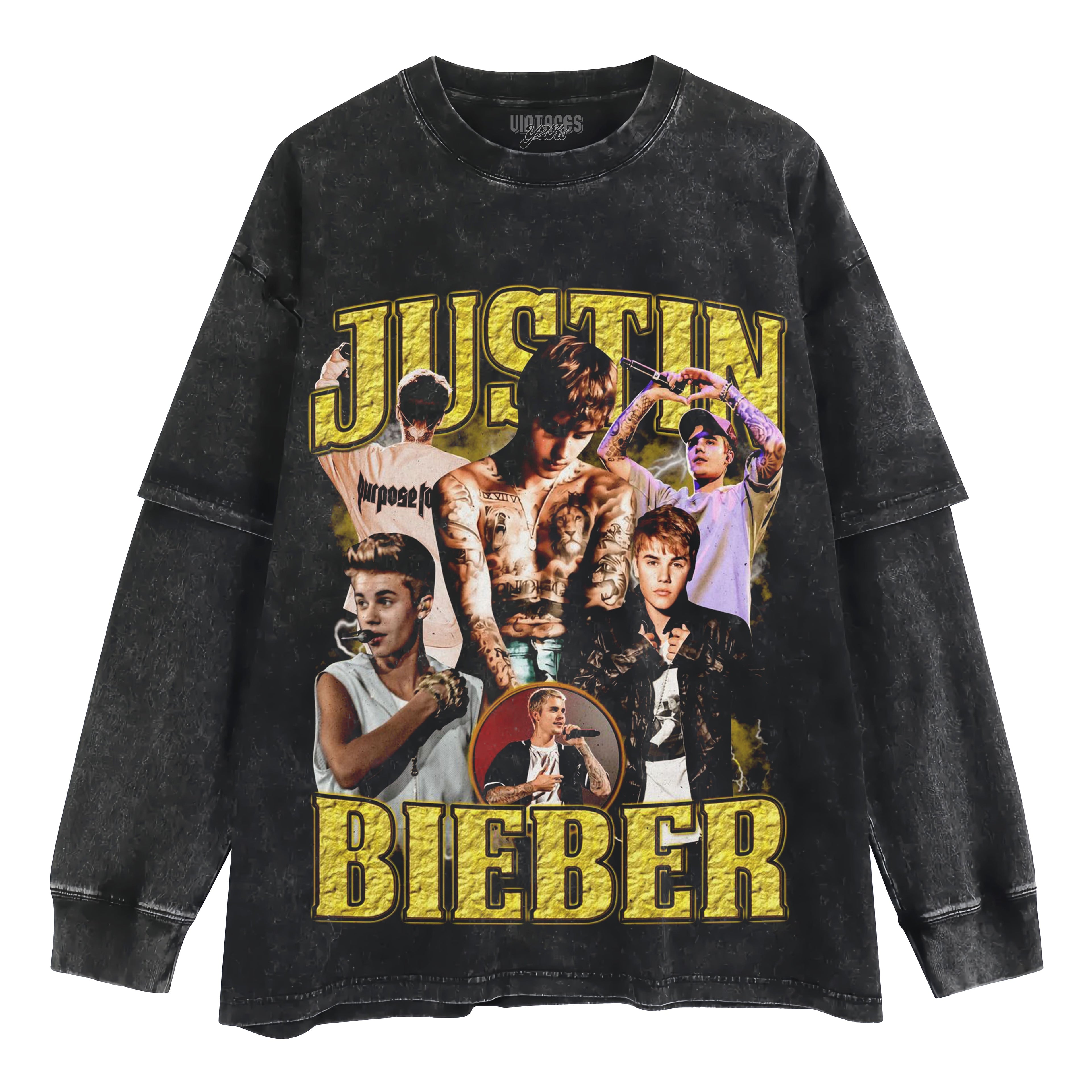 JUSTIN BIEBER 2026 VINTAGE TANK TOP & TEE & LONG SLEEVE & LAYERED LS & HOODIE