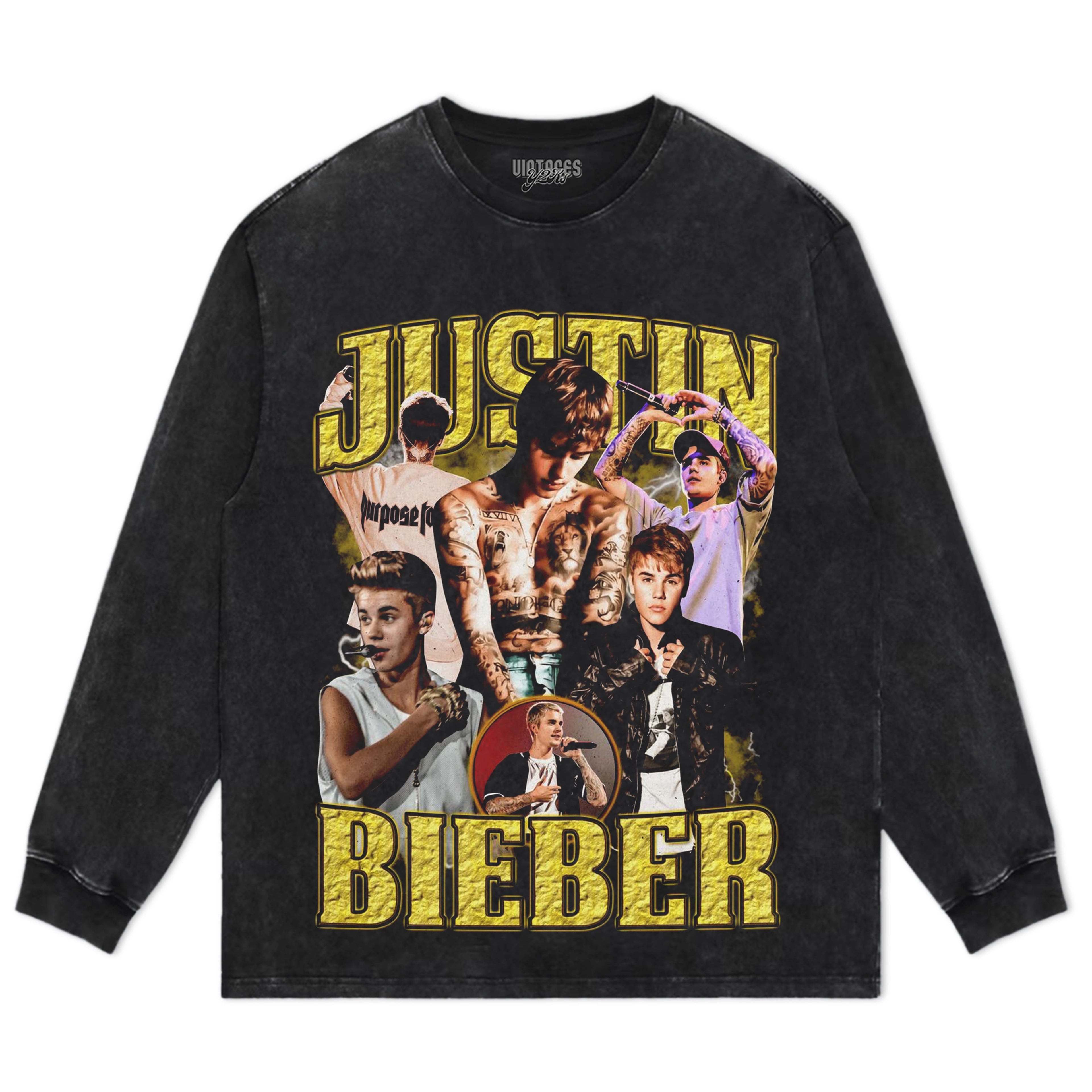 JUSTIN BIEBER 2026 VINTAGE TANK TOP & TEE & LONG SLEEVE & LAYERED LS & HOODIE