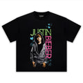 JUSTIN BIEBER HEARTS & STARS PORTRAIT TANK TOP & TEE & LONG SLEEVE & LAYERED LS & HOODIE