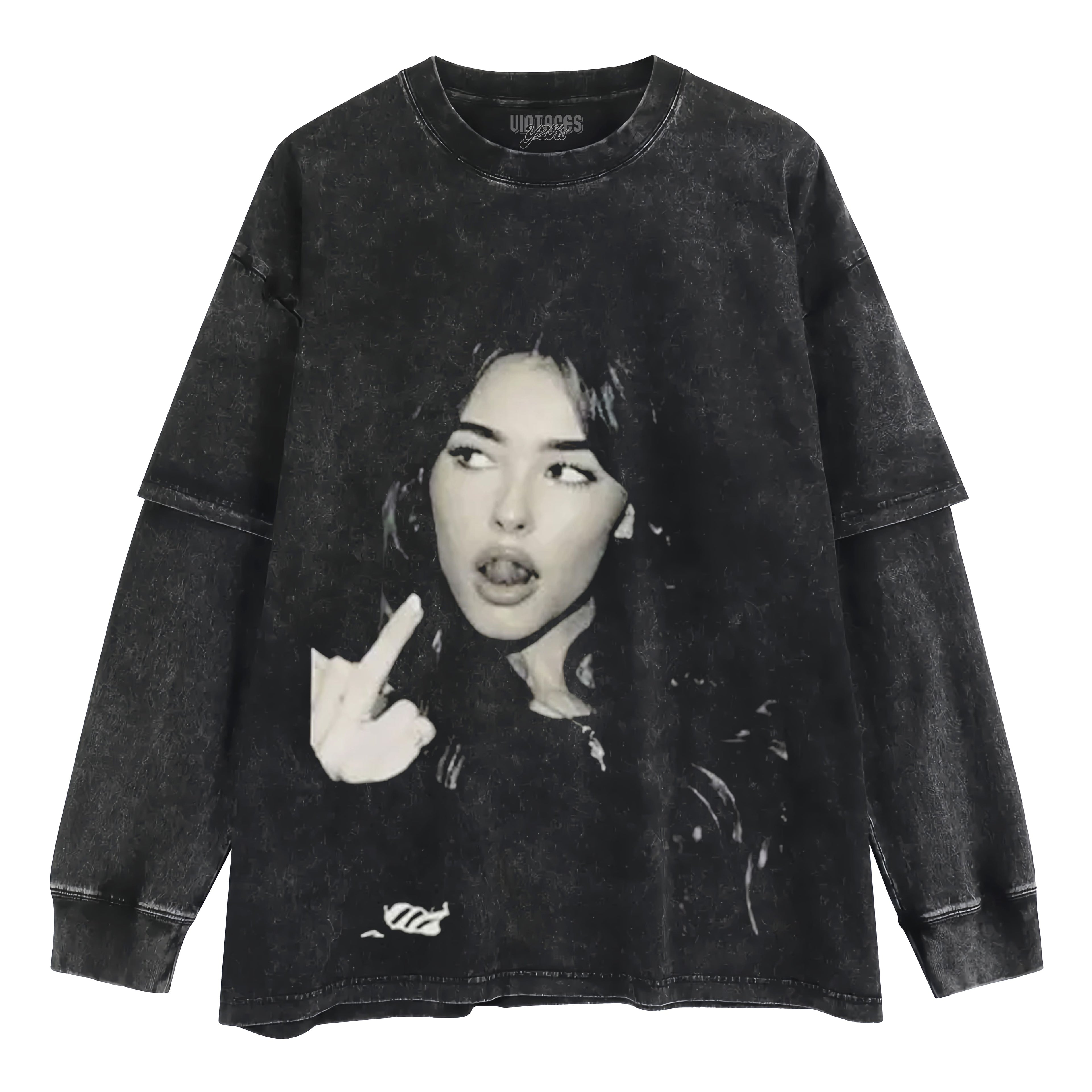 MADISON BEER MIDDLE FINGER TANK TOP & TEE & LONG SLEEVE & LAYERED LS & HOODIE